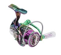 Shanrya Moulinet de Pêche, Rapport de Vitesse de Rotation 5.2:1, Bascule à Visser, Haute dureté pour l'eau Salée (1000S)