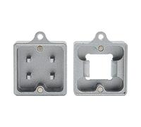 Shanrya Ouvre-Interrupteur de Clavier, Processus d'oxydation de Texture Mate d'aimant en Métal d'Ouvre-Interrupteur de Clavier en Aluminium pour Clavier Mécanique (Gris)