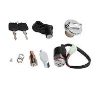 Shanrya Pièces de Moto, kit de Couverture de gaz de commutateur d'allumage Pratique en Alliage métallique résistant à l'usure de Remplacement Robuste pour Dax Skyteam pour la réparation