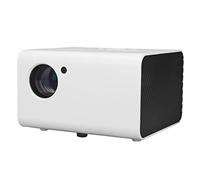 Shanrya Projecteur HD, Nettoyage électronique Intelligent de Contrôle de Flux d'air d'hôtel de Projecteur de WiFi (Prise UE)