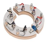 Shanrya Redresseur de Pont, Protection de varistance Roue de redressement rotative en Acier ABS 304 pour Moteur à Courant continu pour générateur sans balais