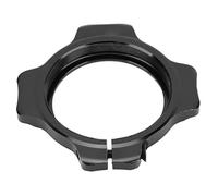 Shanrya Régulateur de l'étrier de manivelle de vélo, accessoire pour vélo de longue durée, matériau en alliage d'aluminium, couleurs alternatives pour le vélo (noir)