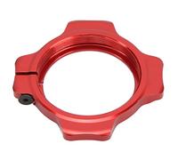 Shanrya Régulateur de l'étrier de manivelle de vélo, accessoire pour vélo de longue durée, matériau en alliage d'aluminium, couleurs alternatives pour le vélo (rouge)
