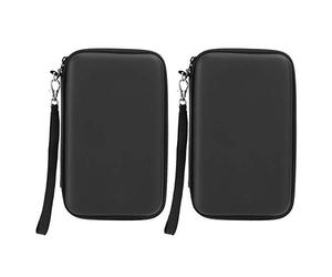 Shanrya Sac de rangement en EVA pour console de jeu - Rigide - Pour Home 3DS LL Office 3DS - Noir