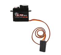 Shanrya Servo numérique RC Servo à Engrenages en Plastique 3.7G, Servo numérique 3.7G avec Bras servo Servo numérique en Plastique 3.7G avec vis 3 X pour Voiture 1/24 RC à voilure Fixe