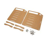 Shanrya Support de Disque Dur en Acrylique, Support Multicouche Trou de Montage Précis Facile à Installer Support de Disque Dur Bricolage Pratique pour Le Bureau (6 Couches)