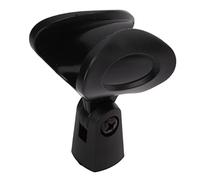 Shanrya Support de Microphone, Clip de Micro à Trou de vis 5/8" Rotatif à 180° Application Large Pratique Forte ténacité avec vis de 5/8" à 3/8" pour Micro sans Fil