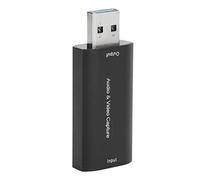 Shanrya Taidda- de Fin d'année Carte de Capture vidéo 4K 1080P, Mini Carte de Capture Pratique Portable, pour l'enregistrement d'enseignement HDMI/F vers USB/M Black