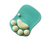 Shanrya Tapis de Souris au Poignet, Dessin animé Antidérapant pour Le Bureau (Vert Jaune)