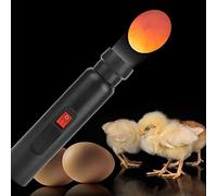 Shanrya Testeur de Mire d'œufs, Incubateur d'écloserie Fournitures d'inspection de Croissance Testeur de Mire d'œufs à Lumière LED pour œufs d'oiseaux pour œufs de Caille de