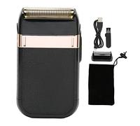 Shanrya Tondeuse à feuille, tête de coupe flottante indépendante de rasoir électrique avec brosse de nettoyage pour hommes pour la maison pour salon de coiffure