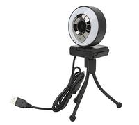 Shanrya Webcam HD, PC Webcam Rotation à 360° Vidéo claire USB 2.0 pour conférences pour enseignement