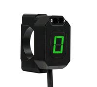 SHANSHAN Affichage Vitesse pour Moto Indicateur De Vitesse Numérique Universel À Aimant Puissant Et Ultra Fin pour Moto Capteur De Levier De Vitesse À 6 Vitesses