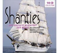 SHANTIES-DAS GROSSTE MUSIKFEST DER MEERE WALLET 10 CD NEUF