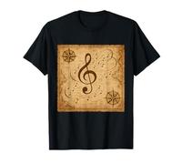Shantycore Vintage Clé de Sol Carte de Mer T-Shirt