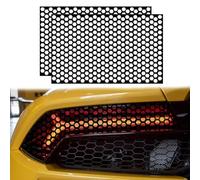 SHANXIYINGHAIBAIHUODIAN 2 Pcs Autocollants en Nid d'abeille Écailles de Poisson pour Phare Arrière pour Porsche Taycan Sport Turismo (Y1A) 2022-2025, Film Vinyle Autocollant Étanche