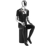 SHANYAYALI Mannequins de vente au détail en fibre de verre pour homme, bras et tête galvanisés détachables, utilisés pour les vitrines de magasin de vêtements