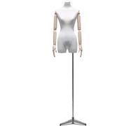 SHANYAYALI Présentoir à vêtements triangulaire amovible en métal pour mannequin d'artistes - Hauteur réglable - 155,5 cm - 195,6 cm - Noir