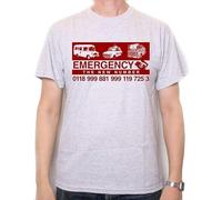 SHANYE ZHENPIN Inspired by The It Crowd T Shirt The New Emergency Number& Lady Fit White 3XL