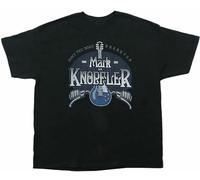 SHANYE ZHENPIN Mark Knopfler Guitar Tour T-Shirt Short Sleeve Top Graphic Printed Black 3XL