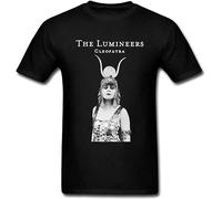SHANYE ZHENPIN Men's The Lumineers 2019 World Tour Concert T Shirt Black 3XL