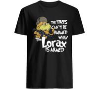 SHANYE ZHENPIN The Trees Can’T Be Harmed When The Lorax is Armed Shirt Black XL