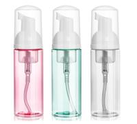 ShanySheny Lot de 3 flacons à pompe à mousse de voyage pour savon pour les mains, shampooing, nettoyant pour cils (60 ml)