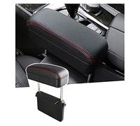 SHAOHAO accoudoir Voiture Universel Coussin d'accoudoir, Support de coude, Ajustable, Hauteur Confortable, coude Forearm Wrist Rest, Console Centrale réglable et Confortable (Ligne Rouge)