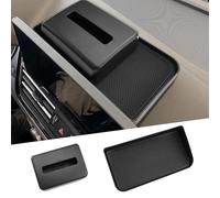 SHAOHAO Pour Aud-i A4 B9/A5 2023 2024 2025 & Q5 FY Sportback 2021-2025 10,1" Console centrale Plateau Organisateur Accessoires Intérieur Navigateur Boîte à serviettes en papier Audi A4 B9 Accessoires