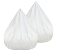 shaojian Lot de 2 doublures intérieures de rechange pour pouf - Sans remplissage - Amovible et lavable pour maintenir des perles - Pour salon, chambre à coucher, salle de jeux, dortoir (70 x 80 cm)