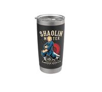 Shaolin Kung Fu et Wing Chun pour hommes d'arts martiaux Gobelet isotherme en acier inoxydable double paroi