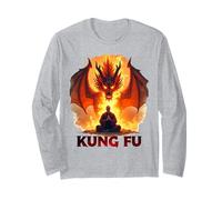 Shaolin Moine Dragon de feu Manche Longue