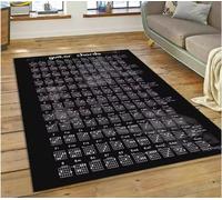 SHAOPENGA Guitare Accords Théorie Tableau Musique Tapis Chambre Salon Maison Canapé Tapis Décoration Grand Tapis De Sol 60X90Cm