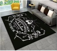 SHAOPENGA Ouija Tarot Sorcellerie Tapis Gothique Salon Chambre Canapé Paillasson Tapis Antidérapant Grande Surface Tapis Maison 60X90Cm