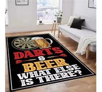 SHAOPENGA Tapis De Fléchettes De Salle De Jeux pour Le Salon Décorations De Chambre Table De Canapé Grands Tapis Salle De Jeux Tapis De Sol Cible 50X80Cm