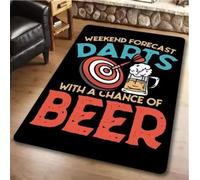 SHAOPENGA Tapis De Fléchettes De Salle De Jeux pour Les Décorations De La Chambre À Coucher De Salon Table De Canapé Grands Tapis De Salle De Jeux Tapis De Sol Cible 160X230Cm