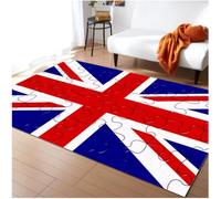 SHAOPENGA Tapis Rétro À Motif De Drapeau Britannique pour Le Salontapis De Chambre À Coucher Tapis De Maison Moderne Décor De Salon Tapis De Sol 100X160Cm