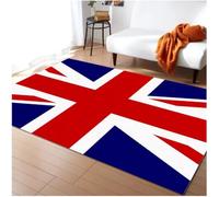 SHAOPENGA Tapis Rétro À Motif De Drapeau Britannique pour Le Salontapis De Chambre À Coucher Tapis De Maison Moderne Décor De Salon Tapis De Sol 100X160Cm
