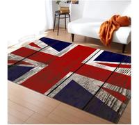 SHAOPENGA Tapis Rétro À Motif De Drapeau Britannique pour Le Salontapis De Chambre À Coucher Tapis De Maison Moderne Salon Décor Tapis De Sol 140X200Cm