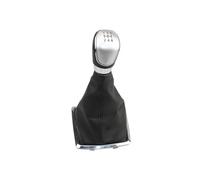 SHAOXING Gear Shift Head Pour Ford pour Focus 2 pour MK2 2005-2012 5 6 vitesses pommeau de levier de vitesse HandBall guêtre botte couverture en Matière synthétique(Silver 5-speed)