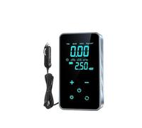 SHAOXING pour Voiture Moto Vélo Gonflable Double Écran Affichage Numérique Voiture Compresseur d'air Pompe À Air Portable Pompe Gonflage Pneu Gonfleur Pneu(Wired Style)