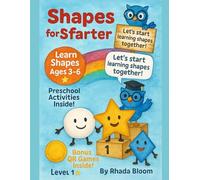 Shape Fun! Level 1 - Preschool Shapes Workbook with QR Code Games: Learn Circles, Squares & Triangles Through Interactive Play