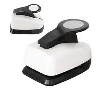 Shape Hole Punch - Round Metal Material Embossing Puncher | DIY Cutters For Business Scrapbook And Greeting Cards | For School Classroom Office Planner Envelope Invitation Paper Use