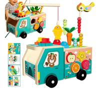 Shape Sorter | Activités Sensorielles Éducatives | Jouet d'apprentissage des Formes avec Radis à Tirer pour,pour Maison Maternelle Voyage École Garderie Anniversaire Noël Cadeau