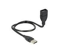 DeLOCK 50cm USB 2.0 câble USB 0,5 m USB A Noir