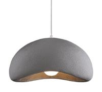 -Shaped High-Density Polystyrene Hanging Lamp,Industrial Pendant Light, Screw Single-Head Chandelier,Bedroom Living Room Kitchen Decorative Lighting Fixtures