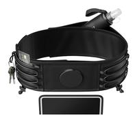 Shapeheart Ceinture de sport magnétique - Pochette magnétique détachable imperméable - Noir XL