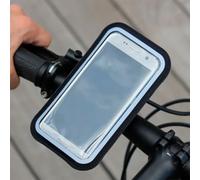 Shapeheart Support téléphone vélo magnétique - Pochette étanche détachable - Noir XL
