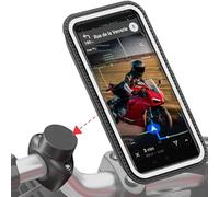 Shapeheart Innovation française, Support Telephone Moto magnétique Pro avec Pochette imperméable détachable, antivibrations. Porte téléphone pour Guidon de Moto, Scooter. Accessoire Moto Universel