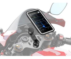 Shapeheart Moto Stem Boost Bundle, support/couverture pour smart XXL Noir Noir